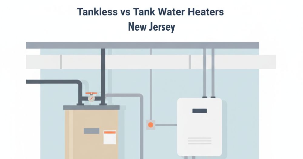 You are currently viewing Tankless Water Heater vs Tank: What’s Better for NJ Homes in 2026?
