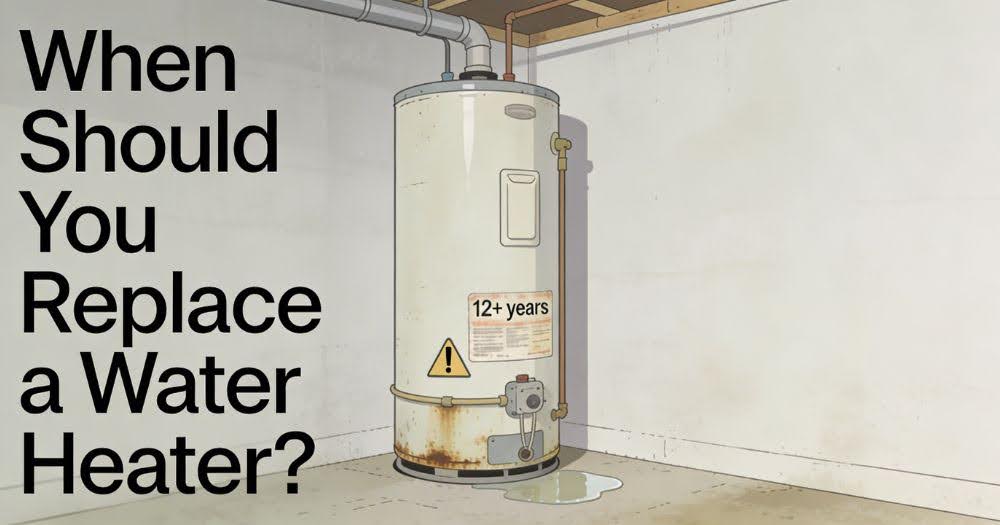 You are currently viewing When Should You Replace a Water Heater? Age, Warning Signs, and Lifespan Rules