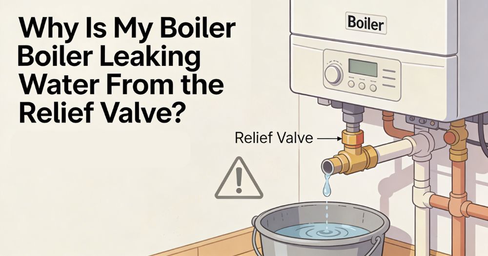 You are currently viewing Why Is My Boiler Leaking Water From the Relief Valve? 5 Common Causes and How to Fix It