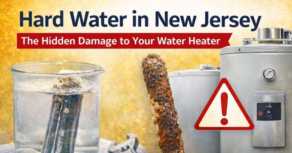 Read more about the article Why New Jersey Hard Water Is Worse (And What It Does to Your Water Heater)