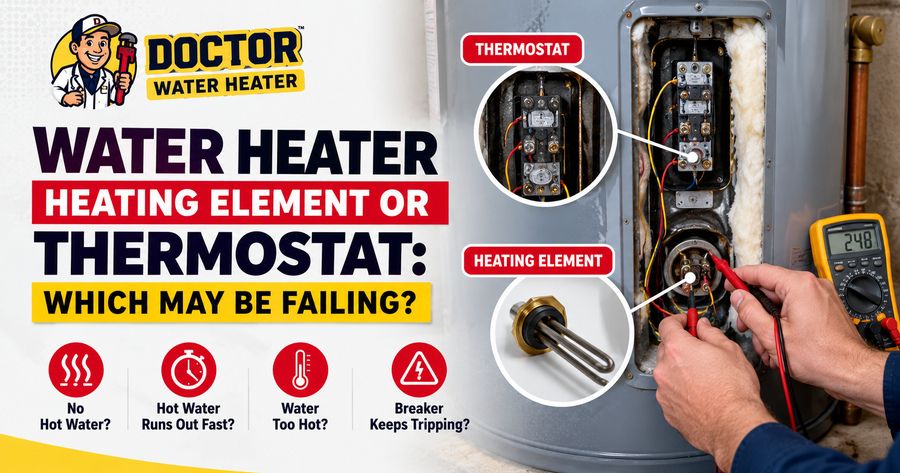 You are currently viewing Water Heater Heating Element or Thermostat: Which May Be Failing?